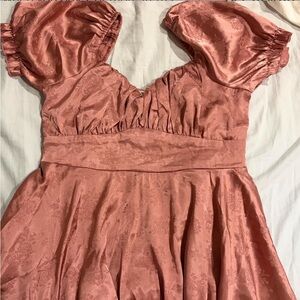 Inspired Hearts Coral Mini Dress